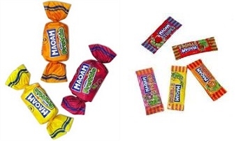 2 kasser Maoam Stripes/Fruttis 